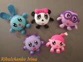 Игрушки магнитики Смешарики и Малишарики