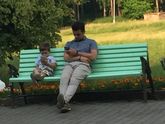 Папа и сын))