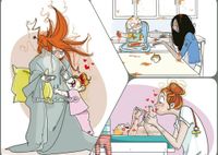 Трудности материнства: 10 честных иллюстраций