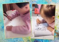 Невероятно: малышка рисует фломастером лучше многих взрослых