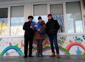 Счастливые мои Муж Свёкр и Свекровь с внуком!)))