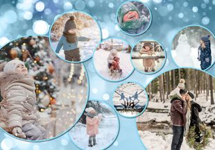 Снег и детство: 50 идей для зимней фотосессии