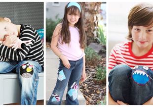 30 идей: как превратить дырку на детских джинсах в модный элемент