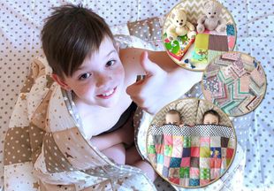 Инструкция: как сшить лоскутное одеяло из детских вещей, которые стали малы