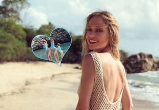 Полосатый рейс: певица Глюкоза показала яркое фото из отпуска с дочками