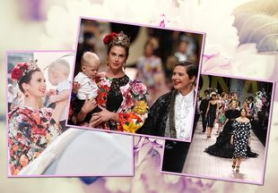 Семейные узы: на модном показе по подиуму прошлись звезды с детьми