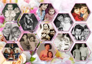 В День матери: знаменитости на детских фото с мамами