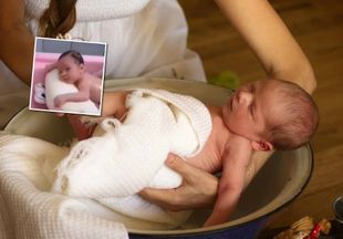 Милота: новорожденный малыш в ванной покорил сердца Интернет-пользователей