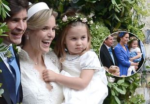 Принцесса Шарлотта стала подружкой невесты на свадьбе крестной