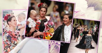 Семейные узы: на модном показе по подиуму прошлись звезды с детьми