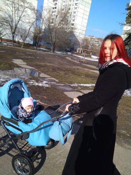 Год решалась покраситься в красный цвет)