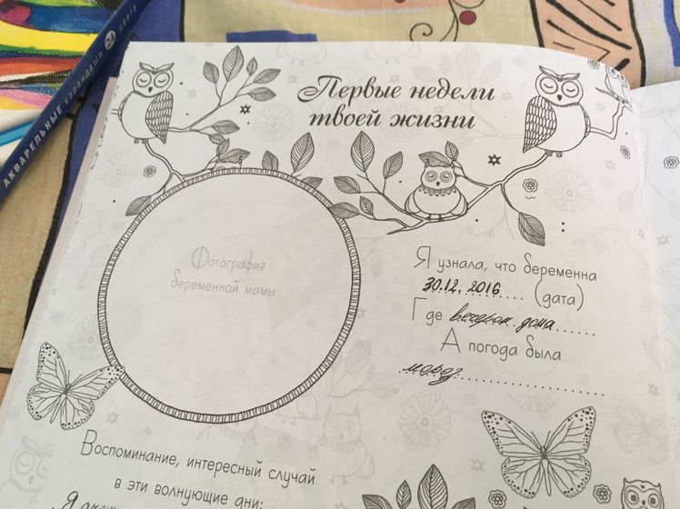 Интересные альбомы беременности