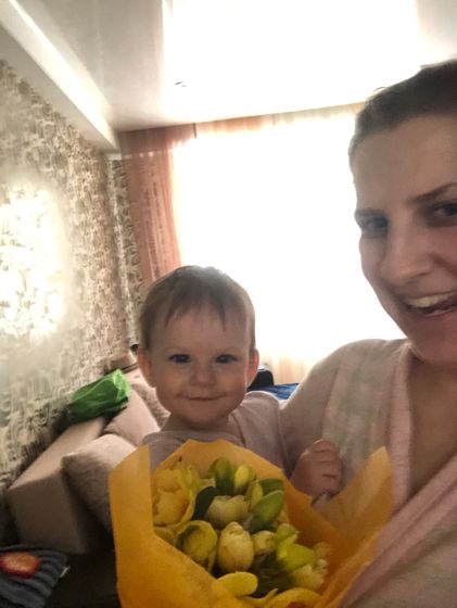 Я стала мамой год назад ❤️