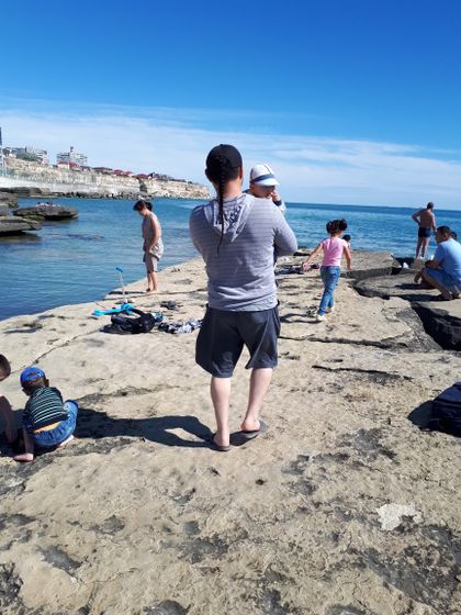 прогулки на море с папой