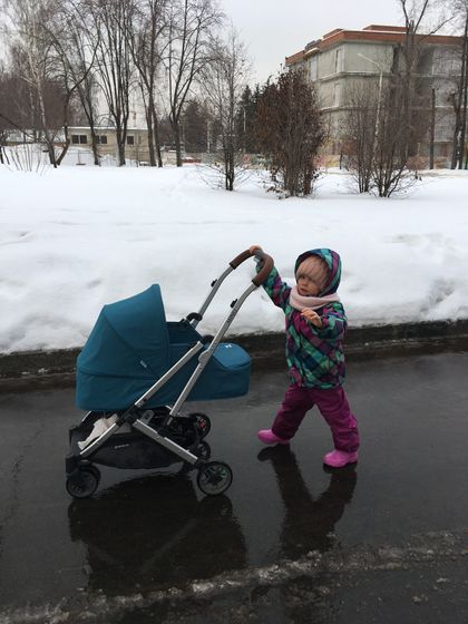 Наша колясочка UppaBaby Minu