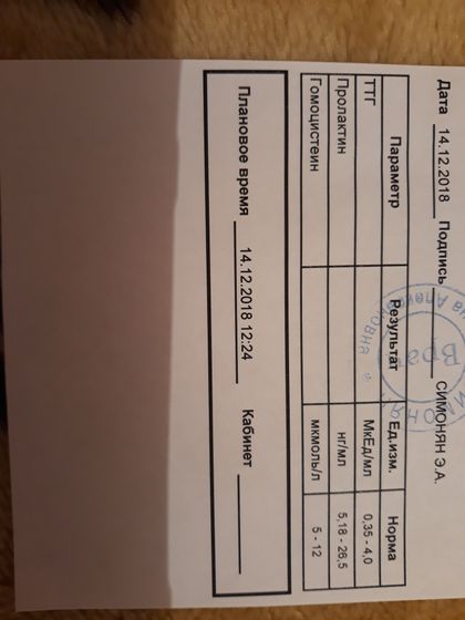 Платные анализы по квоте на ЭКО!