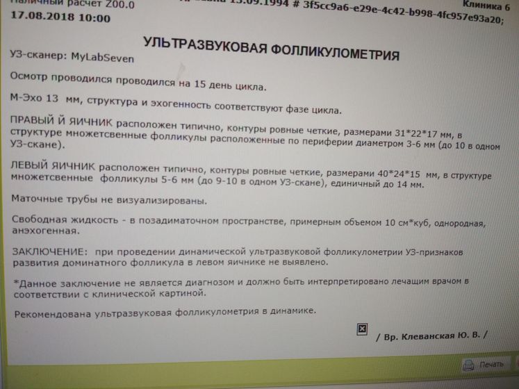 Фолликулометрия ч. 2