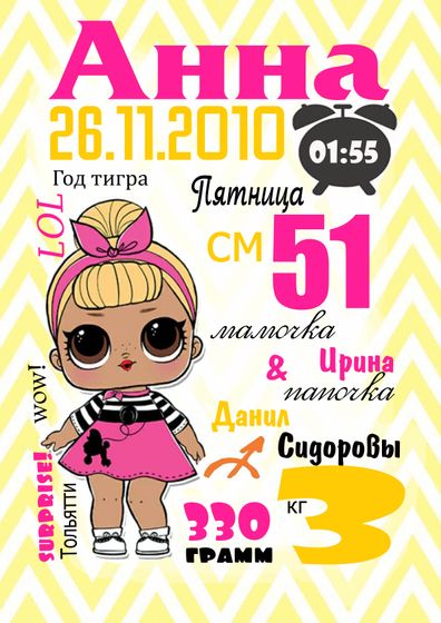 Подарки на рождение ребенка
