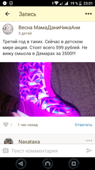 Сапожки на слякоть
