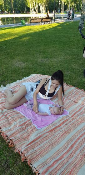 Прогулка с пледом