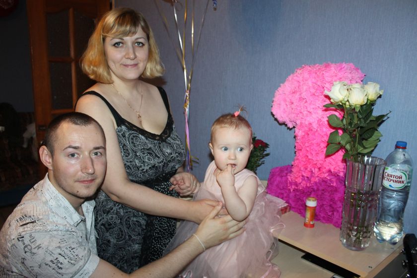 Анжелике 1 годик!👧💗👪