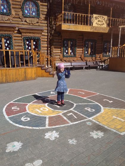 Наш пасхальный праздник. В усадьбе Деда Мороза. Часть 1. (08.04.18)