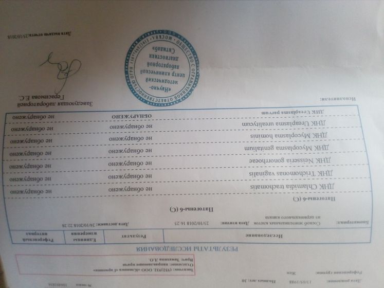 анализы для эко