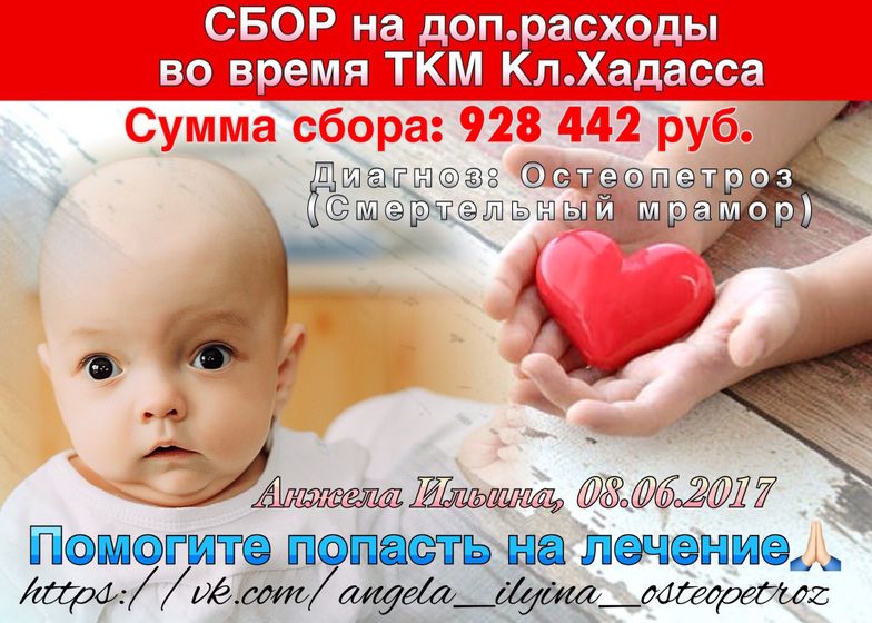 Нужна помощь маленькой девочке! Анжела Ильина