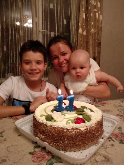 Старшему сыну сегодня 11!