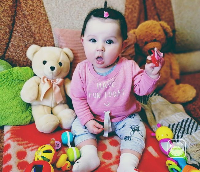 7 месяцев нашей звёздочке! 😍🎉💫⭐🌟🌠