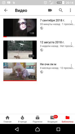 Дочка-влогер