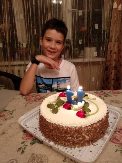 Старшему сыну сегодня 11!