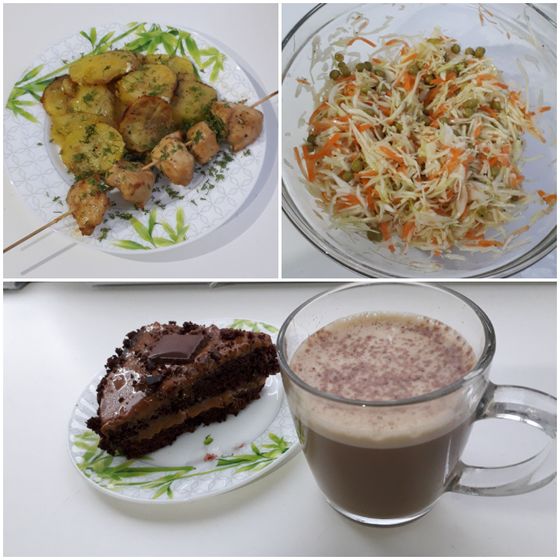Мой день с ребенком и ужин)
