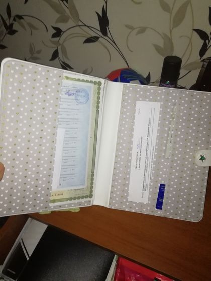 Папка для документов.