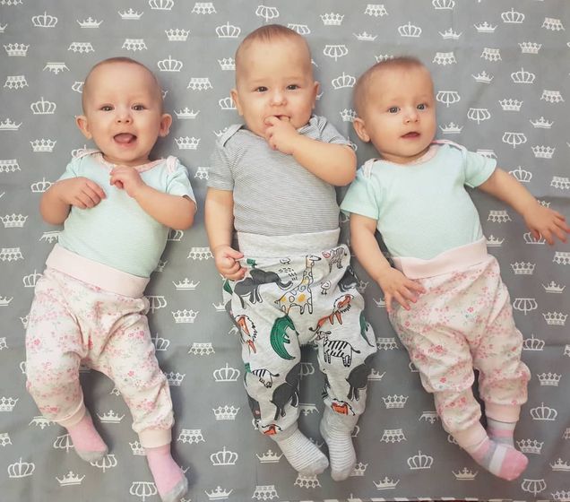 8 месяцев ❤ Тройня.
