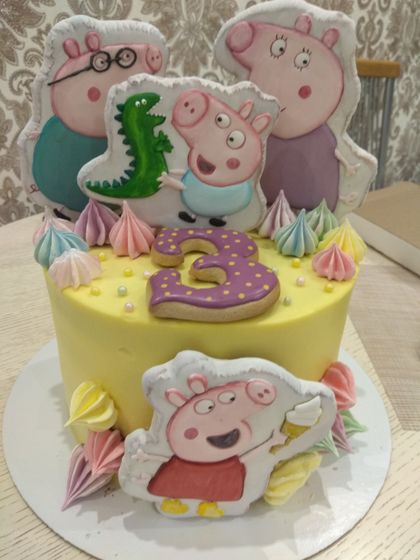 Наш торт 🎂 на ДР доченьки🍾отзыв🙏