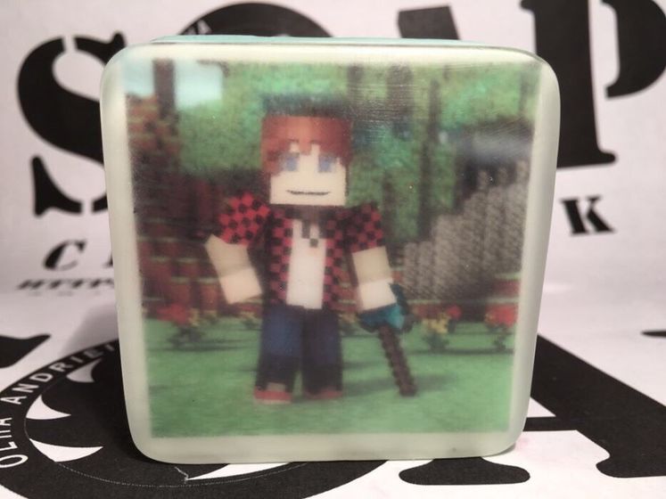 Мыло ручной работы Minecraft