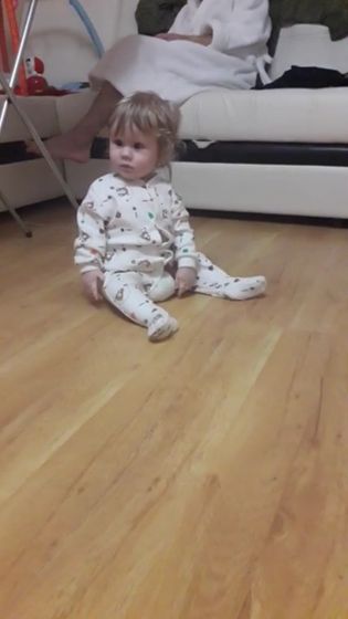 Вот сын нормально пополз