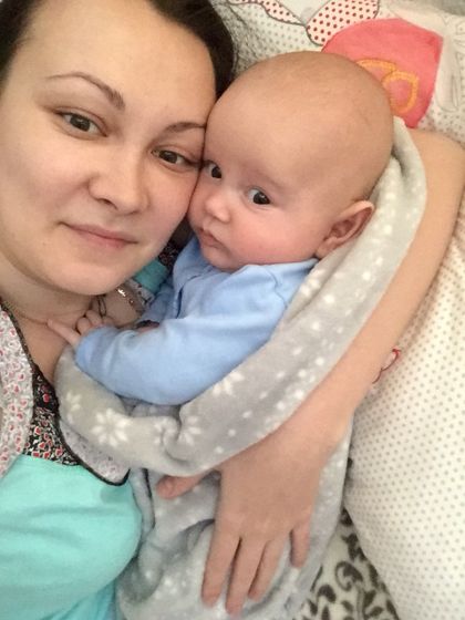 Нежимся с моим маленьким принцем ❤️
