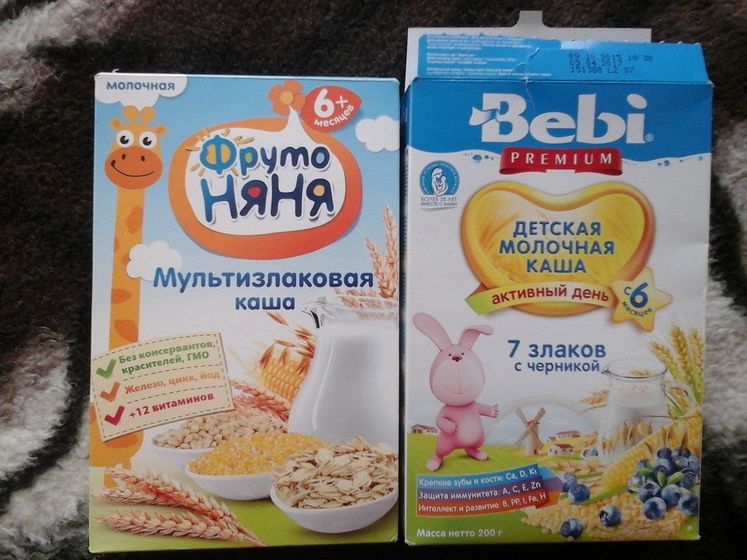 Продолжаем прикорм: каши