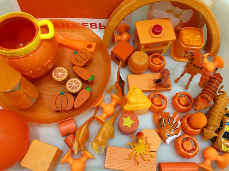 Цвет настроения оранжевый🍊 и водные обитатели🦀🐠🐳