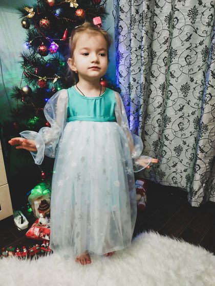 Вот такое платье снежинки