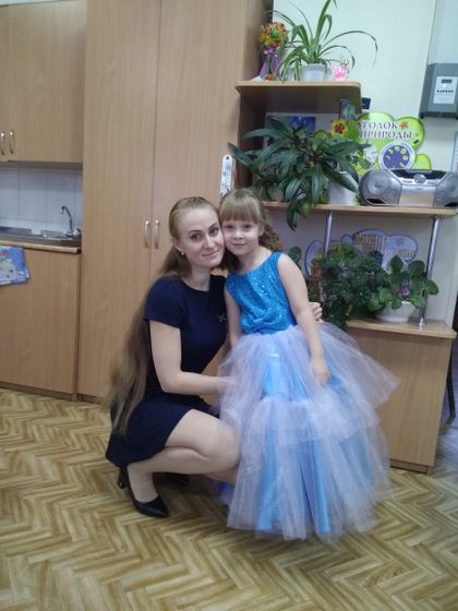 На конкурс. Наше новогоднее платье