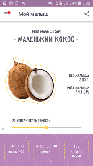 Наш экватор 20 недель