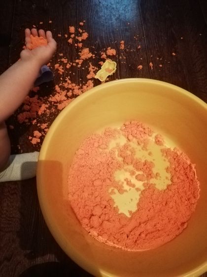 Кинетический песок из фикс прайс 😂