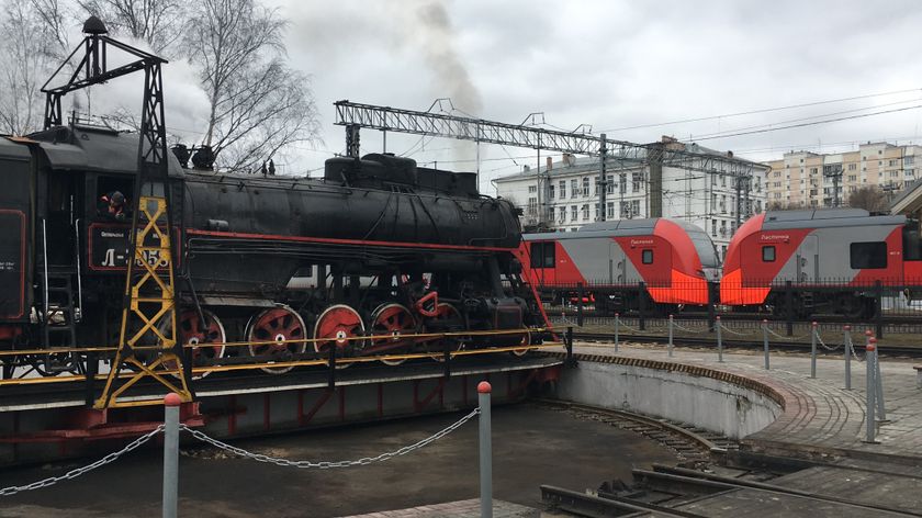 Сходили в музей паровозов!