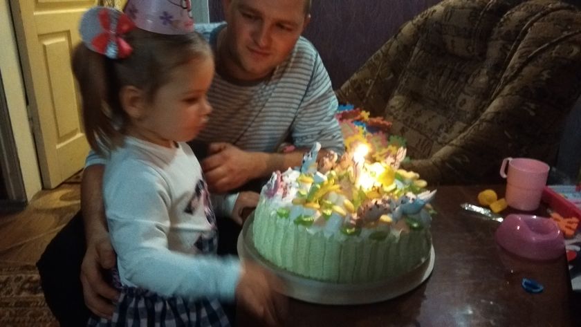 3годика Полинки