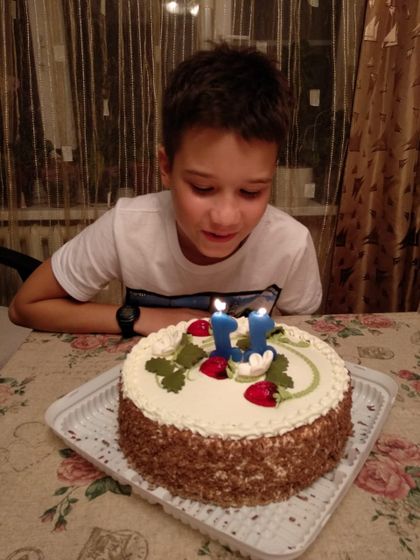 Старшему сыну сегодня 11!