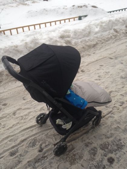 Uppababy Minu -коляска на лето и для путешествий, а мы катаем всю зиму! ))