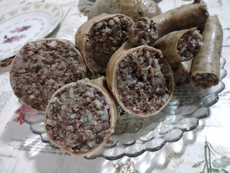 Чеченское национальное блюдо))
